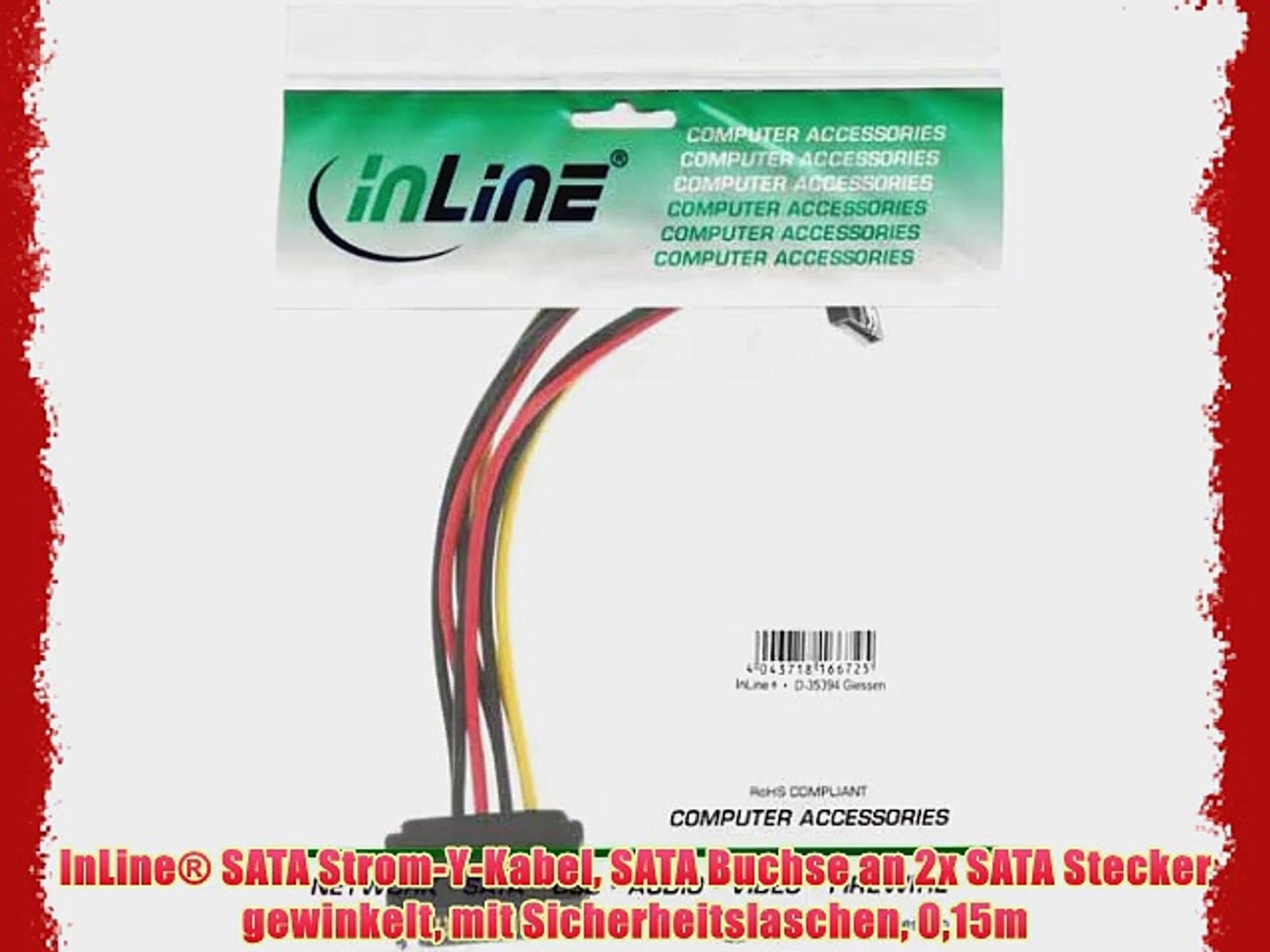 24+1-polig Stecker auf Buchse, 5m InLine 17776P Premium DVI-D Verl/ängerung Kabel