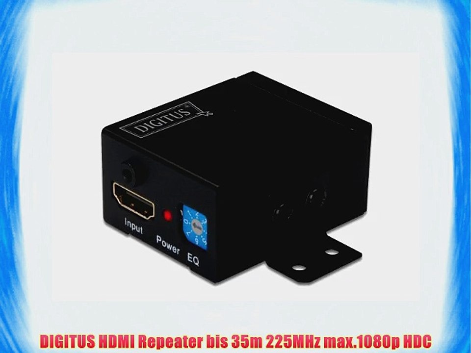 DIGITUS HDMI Repeater bis 35m 225MHz max.1080p HDC