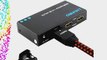 Ligawo ? HDMI Splitter 1x2 2-fach - 1.4a 3D 4Kx2K mit HDMI Kabel und LED Abschaltung