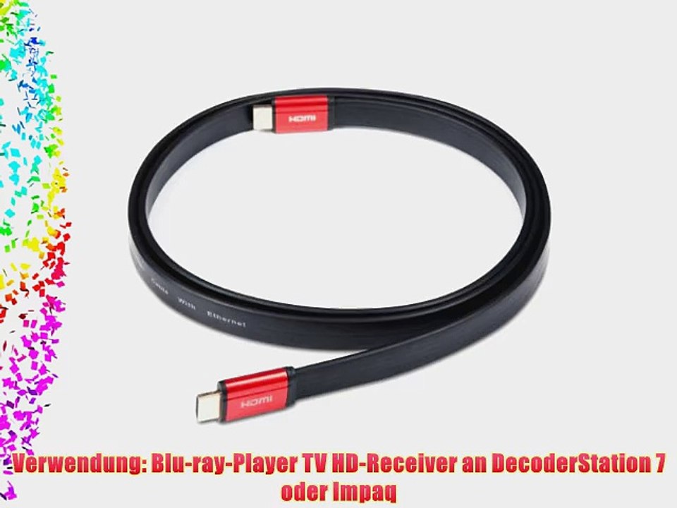 Teufel 15 m HDMI-Kabel 1.4 C1515V - Verwendung: Blu-ray-Player TV HD-Receiver an DecoderStation