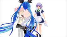 MMD: Miku vs Sakuya [ South Park crying meme ]