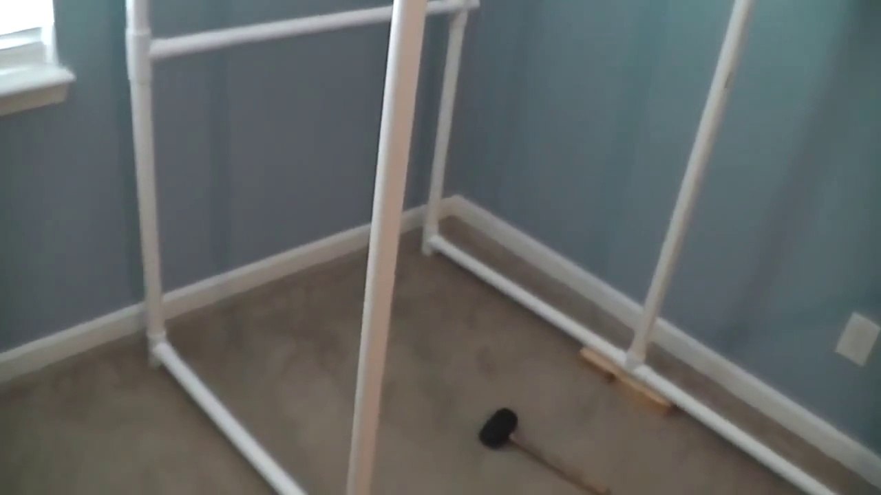 How To Make PVC Clothes Rack