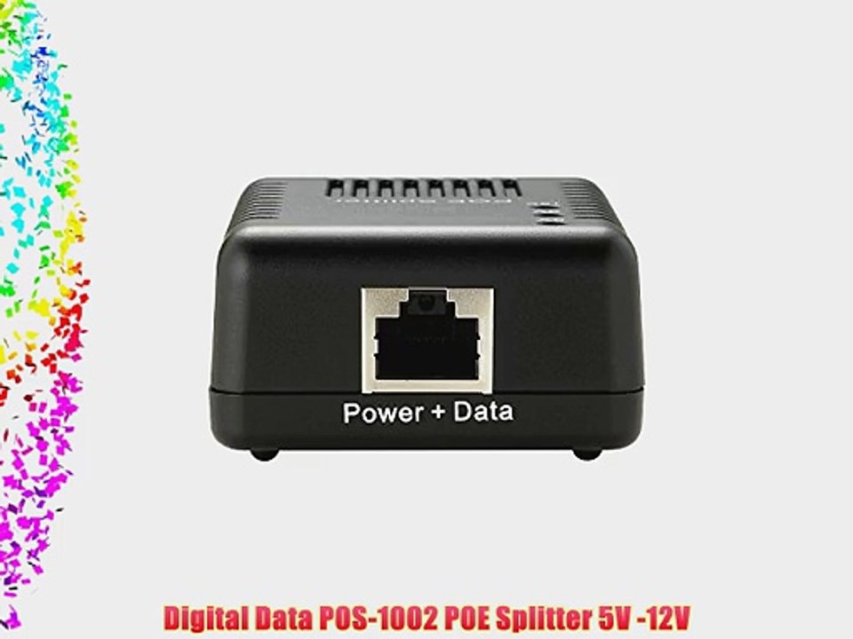 Digital Data POS-1002 POE Splitter 5V -12V