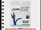 InLine Cinch Kabel 2x Cinch Stecker/Stecker 10m