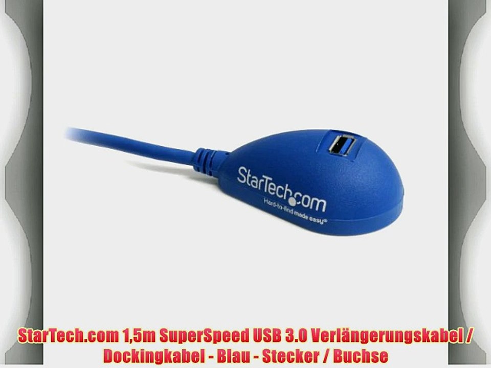 StarTech.com 15m SuperSpeed USB 3.0 Verl?ngerungskabel / Dockingkabel - Blau - Stecker / Buchse