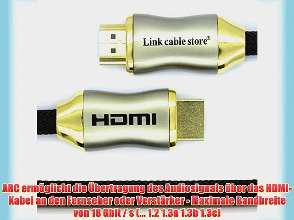 LCS - ORION XS - 5M - Ultra HD 4K - CL3 - Neue Version HDMI kabel 2.0 / 1.4a kompatibel - Dreifach-Abschirmung