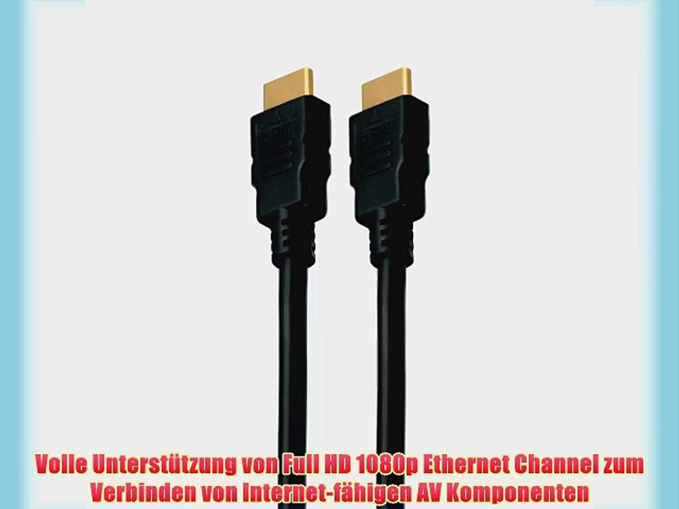 PerfectHD Premium HDMI Kabel Stecker-Stecker mit Ethernet L?nge 15 Meter