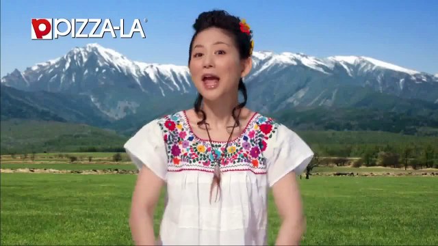 Funny Commercial Outdoor PIZZA LA Japanese Commercial