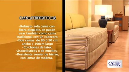 Sofá cama, litera plegable