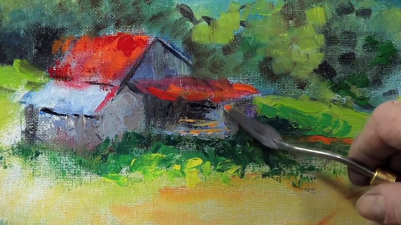 How to Use a Palette Knife in Oil Painting