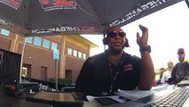 Atlanta Falcons RB Devonta Freeman With Dukes & Bell on 92-9 The Game at Falcons Training Camp