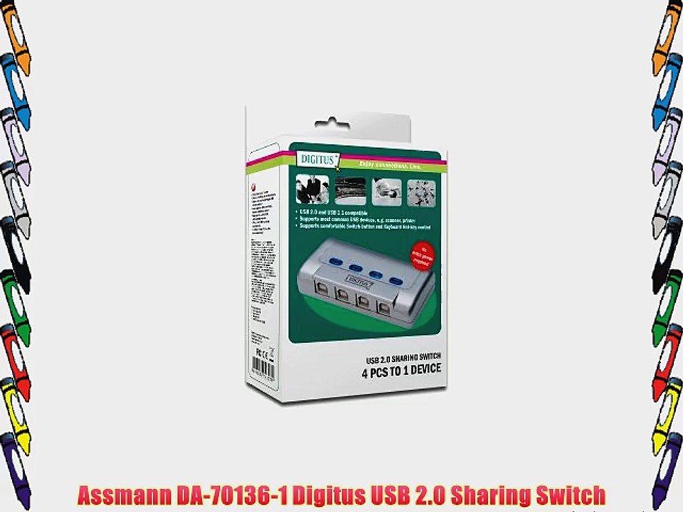 Assmann DA-70136-1 Digitus USB 2.0 Sharing Switch