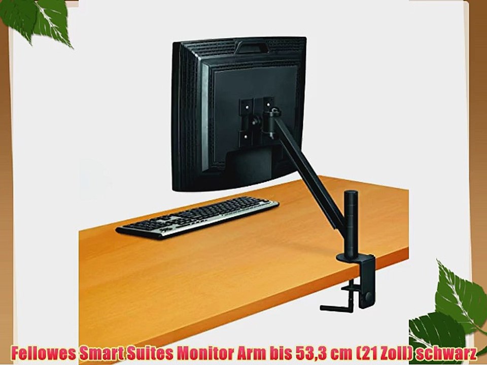 Fellowes Smart Suites Monitor Arm bis 533 cm (21 Zoll) schwarz