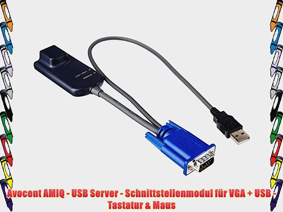 Avocent AMIQ - USB Server - Schnittstellenmodul f?r VGA   USB - Tastatur