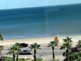 The Hotel Galvez view overlooking Galveston Beach
