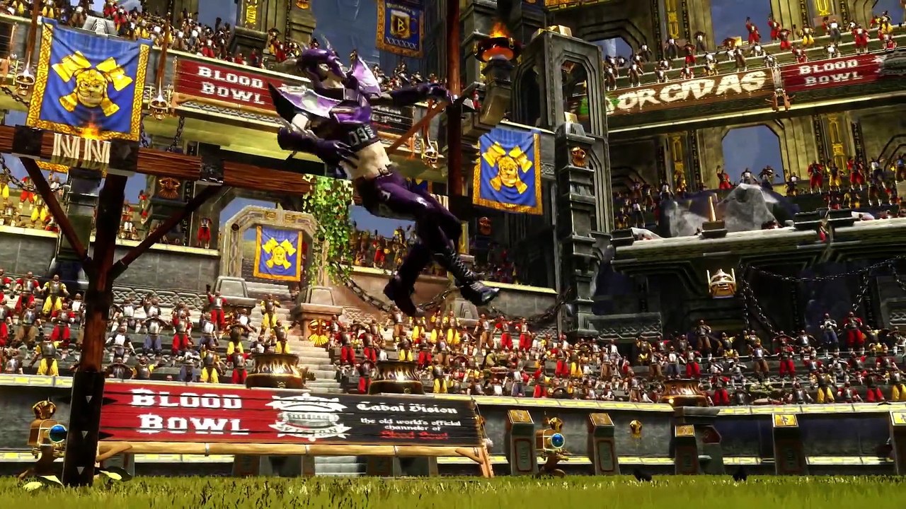 BLOOD BOWL 2  DARK ELVES  TRICKS AND TREATS (GAMEPLAY)