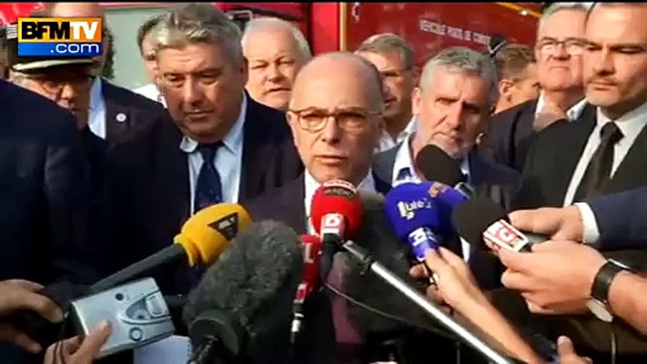 Incendie en Gironde: "530 hectares ont brûlé", annonce Cazeneuve