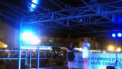 Election de Miss Bastia 2015 : L'émotion de Jessica Garcia (Miss Bastia 2014)