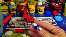 Play Doh Cars 2 Mold a Car & Race Playset Lightning McQueen Mater Disney Pixar Play-Doh car-toys