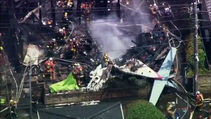 Un avion de tourisme s'écrase sur une maison à Tokyo, trois morts