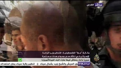 د. مصطفى البرغوثي: لم يكن ليتجرأ أي عنصري على اقتحام ‫‏الأقصي‬ لولا حماية  قوات الاحتلال