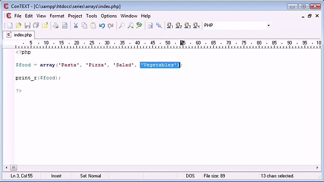 Beginner PHP Tutorial - 39 - Associative Arrays_‏