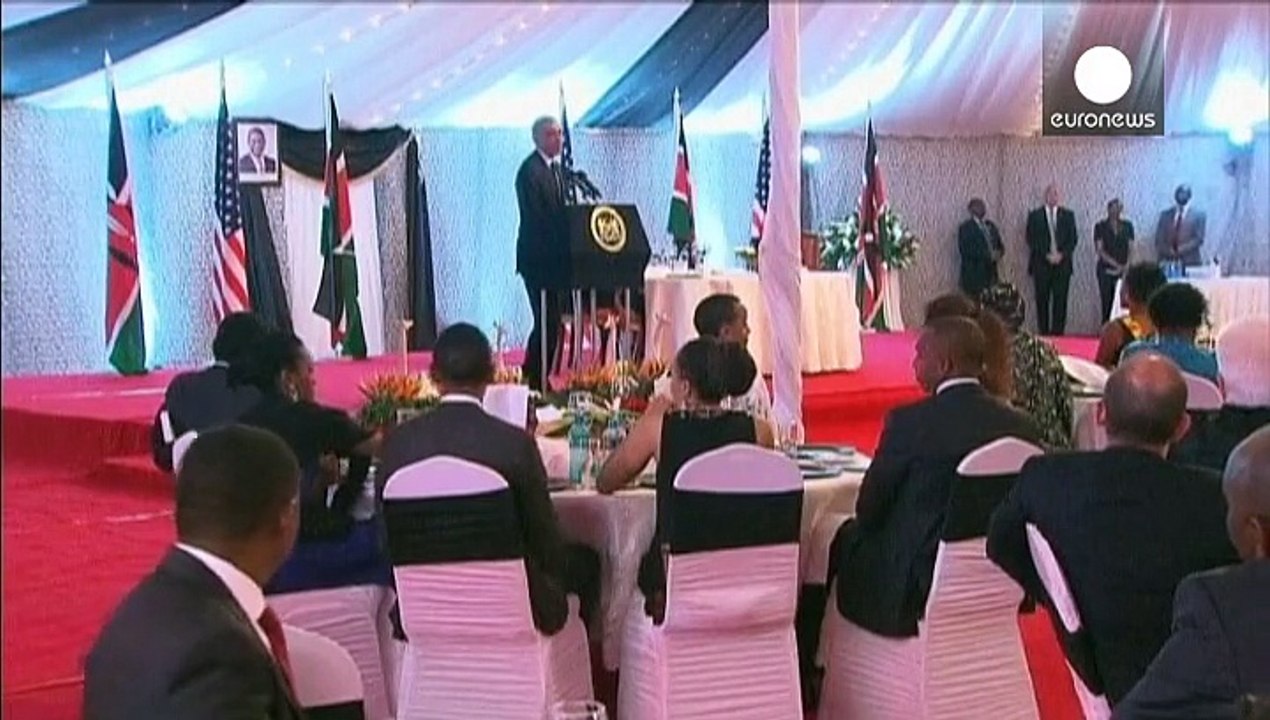 Obama: Kenyans and Americans can build on visit to bring peace