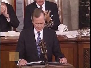 Bush Before a Joint Session of Congress (September 11, 1990) - Famous New World Order Speech