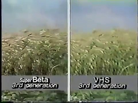 1985 Sony Super Betamax vs. VHS promo sales tape.