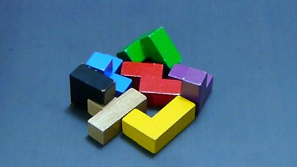 Cómo armar La Serpiente con las figuras del Cubo Soma