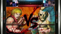 USF4 - MichaelTan (Ken) vs Bonchan (Sagat) - TL4A Round10 Battle4