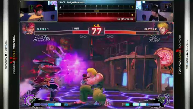 USF4 - Daigo Umehara (Evil Ryu) vs Momochi (Ken) - TL4A Round10 Battle5