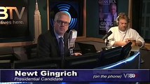 Glenn Beck interviews Newt Gingrich on the phone pt.1