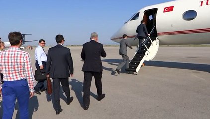 VOLKAN BOZKIR DEDEAGAC HAVALIMANINDAN HAREKET ETTI