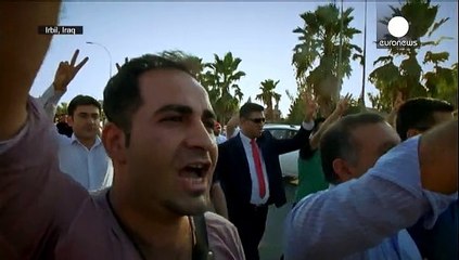 Kurden protestieren gegen türkische Angriffe