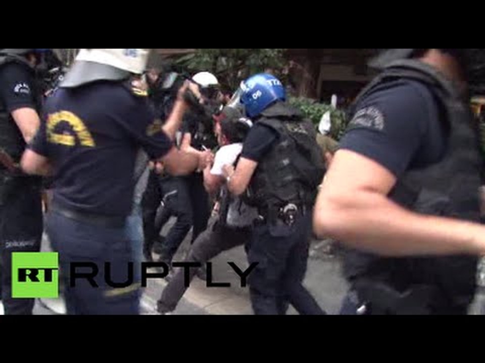 Clashes, arrests as activists protest Turkish airstrikes in Syria & Iraq