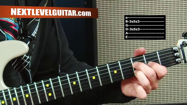 Blues Guitar lesson Joe Bonamassa inspired bluesy chords rhythms devices shuffles with tabs