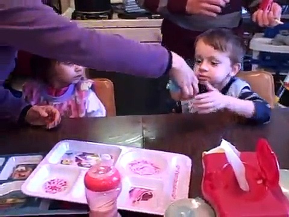 Caden's 3rd Birthday - Singing and Presents