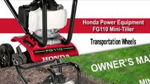 Honda FG110 - Wheels and Transportation  - Honda Tillers