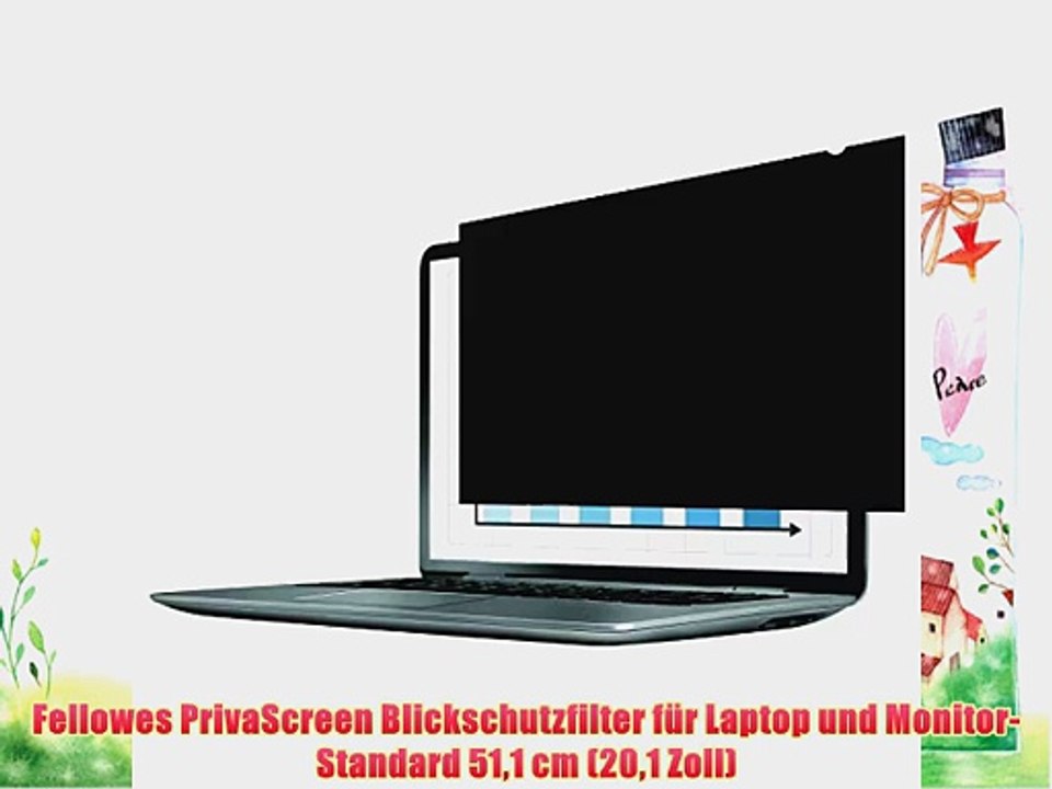 Fellowes PrivaScreen Blickschutzfilter f?r Laptop und Monitor-Standard 511 cm (201 Zoll)