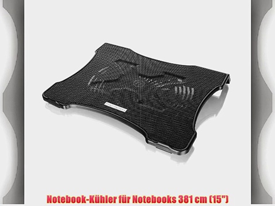 Thermaltake Massive 14 X Notebook K?hler (381 cm (15 Zoll) 140mm L?fter) schwarz