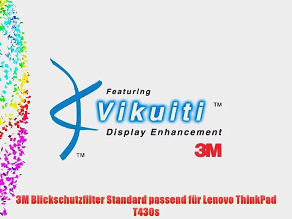 3M Blickschutzfilter Standard passend f?r Lenovo ThinkPad T430s