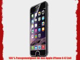 2X Echt Glas Displayschutzfolie Panzerglas Folie f?r iPhone 6 (4.7) (2 er Pack)