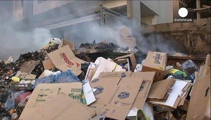 Столица Ливана превращается в мусорную свалку