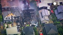 مقتل ثلاثة اشخاص في حادث تحطم طائرة   في ضاحية طوكيو