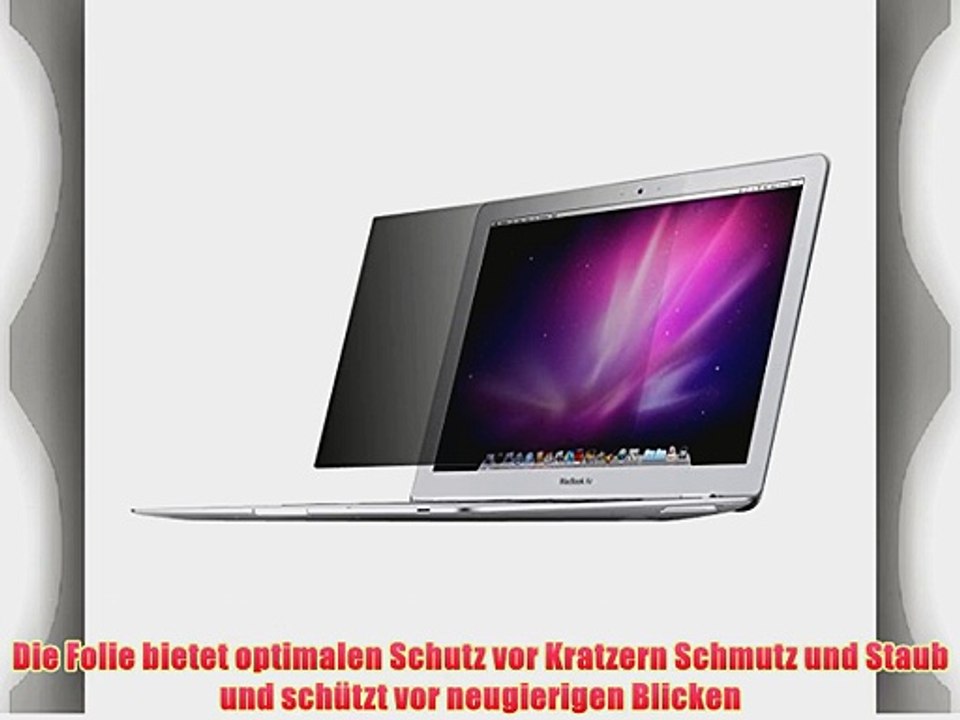 iProtect Privacy Blickschutz Schutzfolie f?r Apple MacBook Air 11 Displayschutzfolie Screen