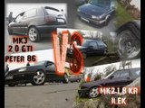 mk2 KR 139 PS VS. mk3 2.0 GTI 115 PS