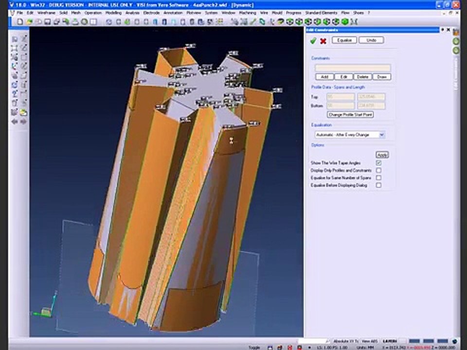 VISI PEPS-Wire - 4 Axis Wire EDM from Vero Software