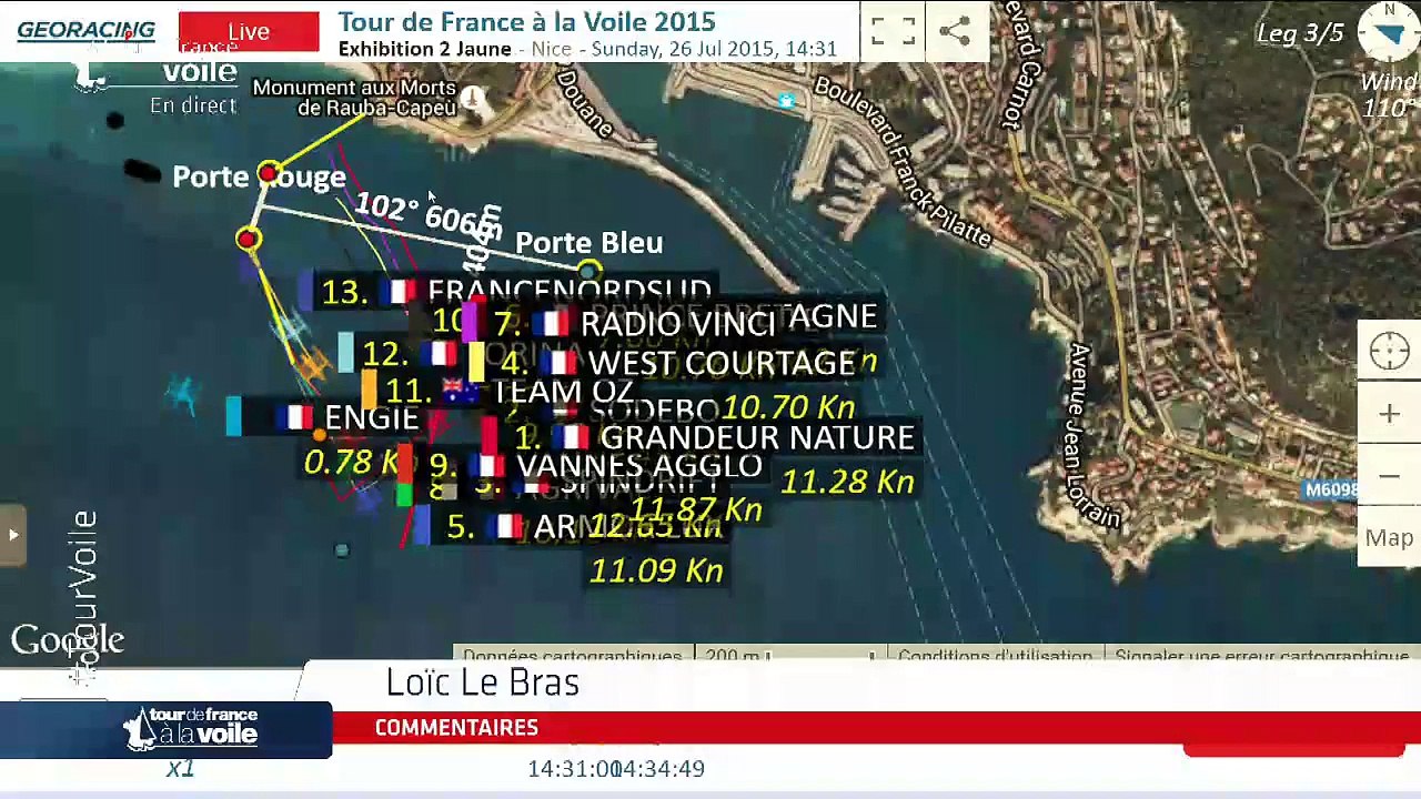 LIVE - NICE STADE NAUTIQUE EXHIBITION Tour de France à la Voile 2015 (REPLAY)