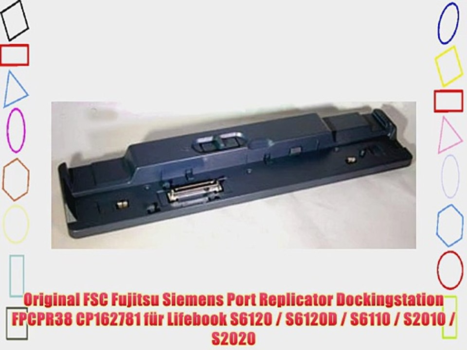 Original FSC Fujitsu Siemens Port Replicator Dockingstation FPCPR38 CP162781 f?r Lifebook S6120